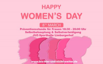 Weltfrauentag 2023 Selbstbehauptung Selbstverteidigung
