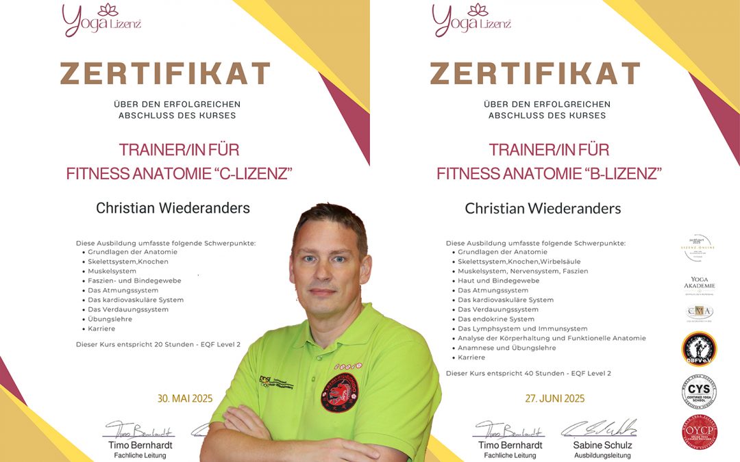 🇩🇪 Weiterbildung und Zertifizierung in Fitness Anatomie